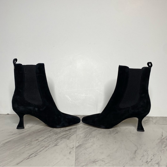 Sam Edelman Lani Black Suede Chelsea Bootie 5 1/2 - Picture 5 of 15